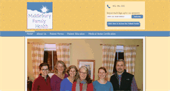 Desktop Screenshot of middleburyfamilyhealth.com